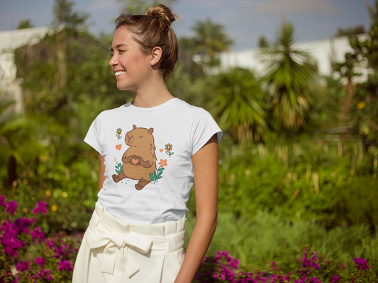 Adorable Spring Unisex Cotton Crew Tee - Perfect for Nature Lovers