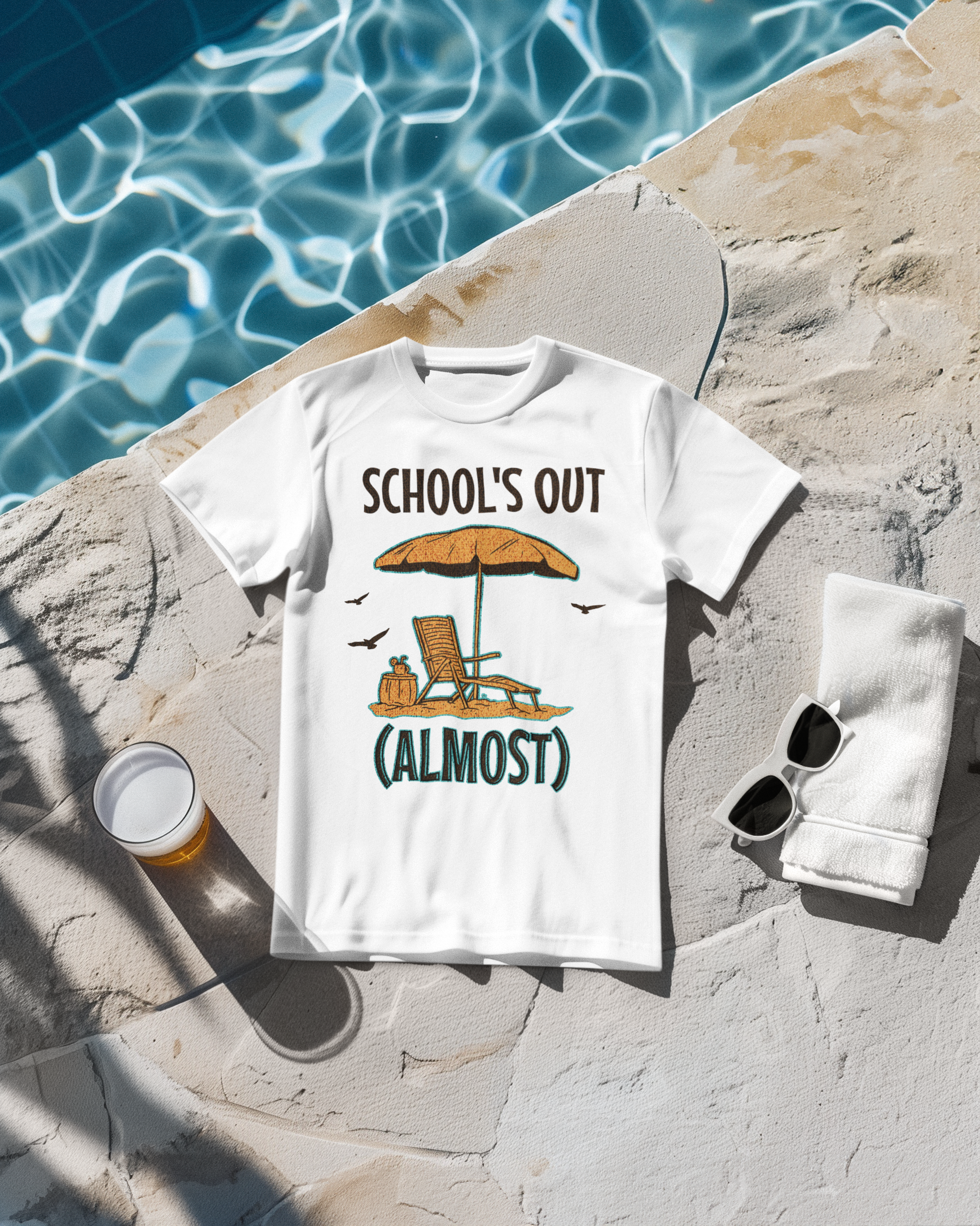 School's Out (Almost) - Relaxed Summer Vibe Unisex Shirt