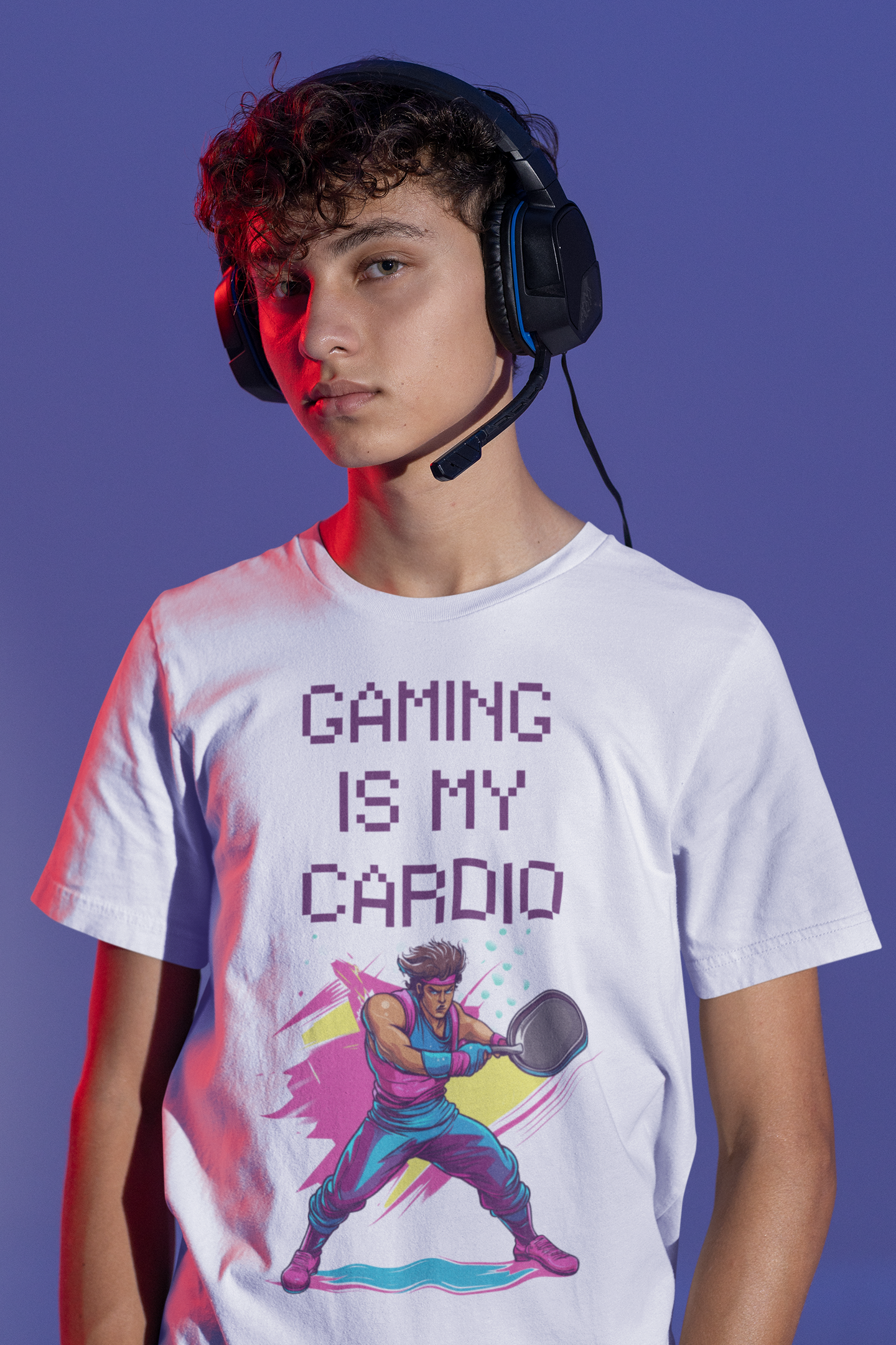 Gaming is My Cardio Video Games Unisex Cotton Crew Tee