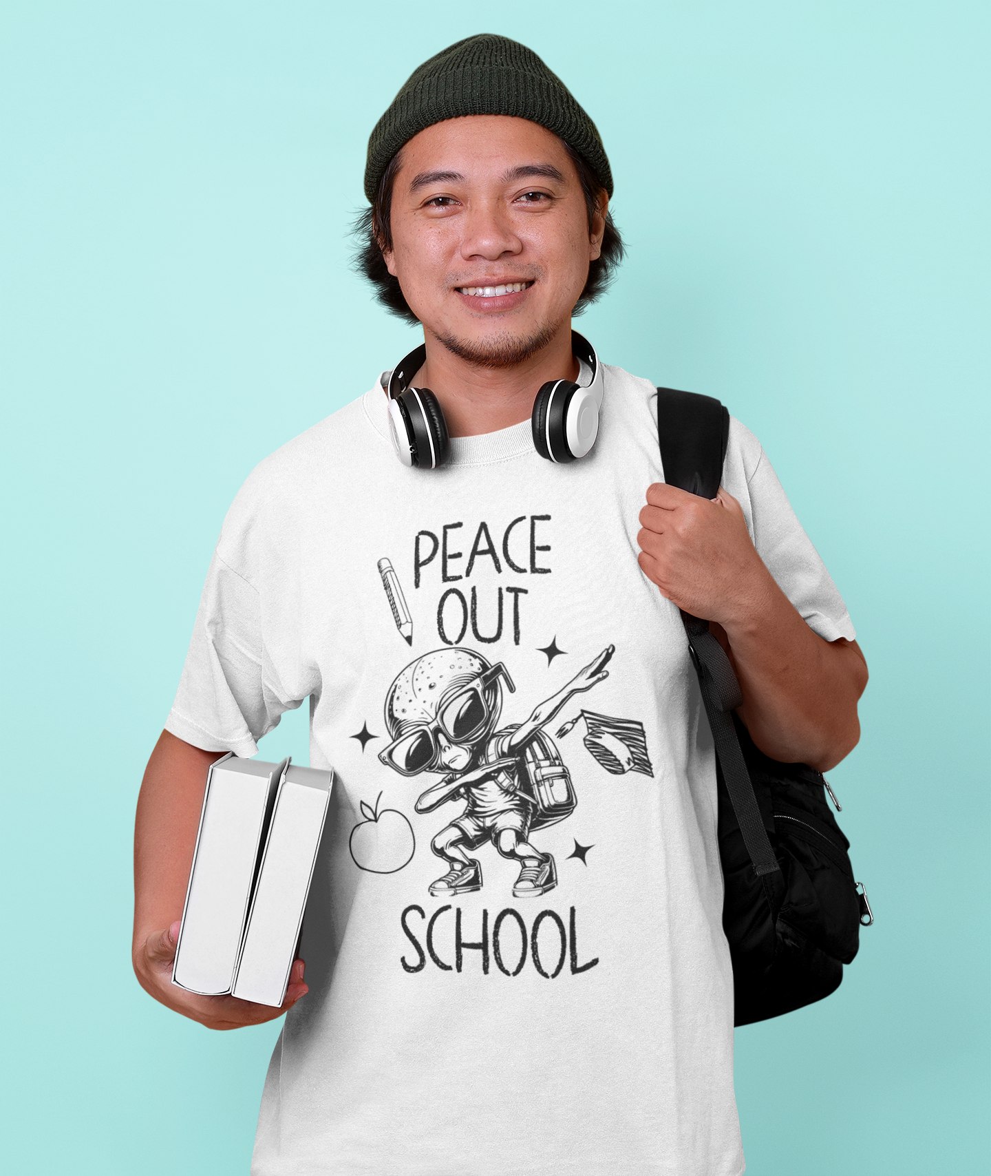 Peace Out School Unisex Cotton Crew Tee – Last Day Of School T Shirt