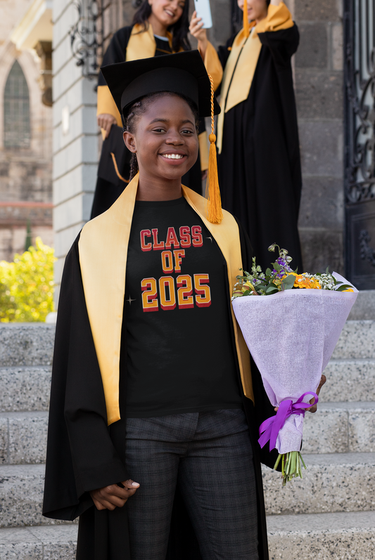 Class of 2025 Graduation Celebration Unisex Cotton Crew Tee - Shirt
