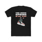 Spring Vibes Unisex Cotton Crew Tee - Floral Sneaker Shoe Design